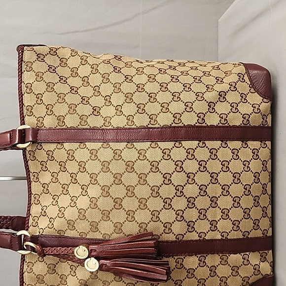 GUCCI GG Canvas Marrakech Tote Bag - Picture 4 of 16